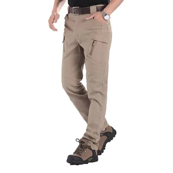 Mens Kamuflaaž Cargo Püksid Elastne Mitu Tasku Sõjalise Mees Püksid Väljas Sport Püksid Suurus Tactical Püksid Meeste
