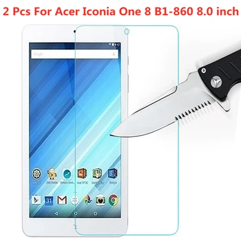 2 Tk Acer Iconia Üks 8 B1-860 860 One8 8.0 tolline Ekraan Kaitsja Tablett Film Karastatud Klaas