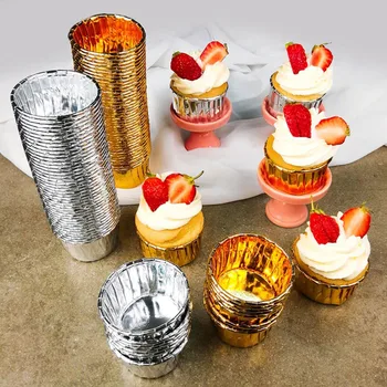 50/200pcs Muffin Cupcake Paber Tassi Kook Cupcake Vormid Liner Küpsetamine Muffin Box Cup Juhul Pool Salve Kook Hallituse Kaunistus Vahendid