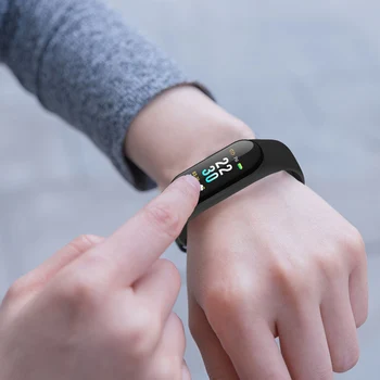 M3Plus Smart Bänd Käevõru Tervise Vere Südame Löögisageduse Monitor Veekindel Smart Watch Fitness Tracker Kellad, Sport Käevõru