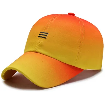 Unisex Baseball Cap Gradient Värvi Müts Stiilne Snapback Ühise Põllumajanduspoliitika Päike Kaitsva Väljas Sport Ühise Põllumajanduspoliitika Vabaaja Müts Reisi Müts
