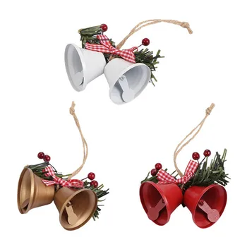 Jõulud Raud Trompet Bell Vööri Delikatess Jõulupuud Partei Ripats, Elutuba, Magamistuba Kodu Kaunistamiseks Festival Supplie