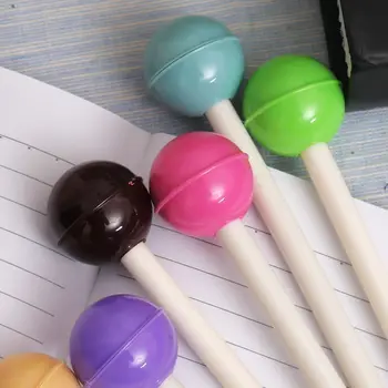 1TK/palju Iludus hüppab geeli pliiats Kawaii Šokolaadi Lollipop tindiga kingitus kirjatarvete Caneta escolar kontori koolitarbed Tasuta Laeva