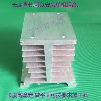 Kuum-müük Alumiiniumprofiilist SSRJGX kolmefaasilise Solid State Relee 60A80A11010095 Raudtee Radiaator Fin