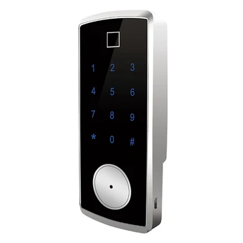 Zigbee Võrgu Mudeli Võti +Sõrmejälg+Salakiri Smart Veekindel Turvalisus Ukse Lukk koos Kaamera Home Office USA Pistik