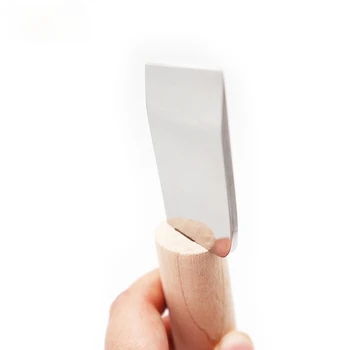 Professionaalne nahk käsitöö lõikamise nuga käsitsi DIY käsitöö nuga teritamise vahend, kiire terasest nuga naha lõikamiseks nuga
