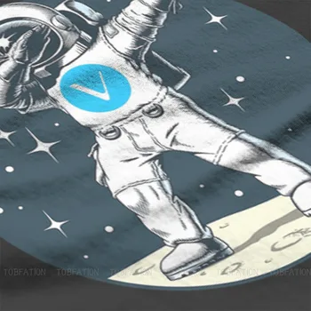 Pep Astronaut Uusim TShirts Vechain KUTSEHARIDUSE ja-koolituse Blockchain Krüpto Cryptocurrency Meeste Stiil Puhtast Puuvillast T-Särk ümber Kaela Suur Suurus