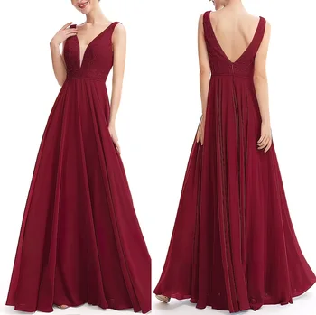 Naiste ametliku prom õhtukleit seksikad olkaimeton SIFONKI joon punane must pikk pulmas kleit Pluss suurus Tseremoonia Kleit