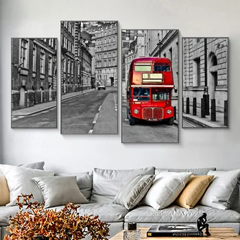 Vintag Bussi Plakat Ja Printida Lõuendile Maali Seina Art Wall Pilt Elutuba Home Decor Pildid Seinale