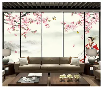 Custom, 3d photo seinamaaling Tapeet Hiina stiilis Vana-Ilu Zen Tint Maali Maastik TV Diivan Taust Seina kodu kaunistamiseks