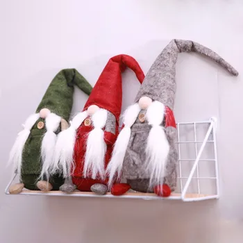 Käsitöö Jõulud Gnome Teenetemärgi rootsi Santa Puhkus Laekuva Kujukeste Alalise Jõulud Elf koos Seotud Habe