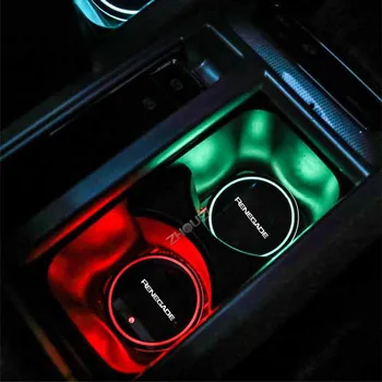 Helendav Auto Vee Tassi Diplomeeritud Omanik 7 Värvikas USB-Laadimine Auto Led Õhkkond Tuli Jeep Renegade Auto Tarvikud