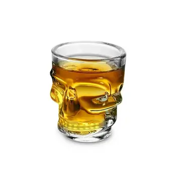 50ML Läbipaistev Crystal Skull Pea Klaasist Tassi Vein Viski Viin Baar Klubi Õlut, Veini Klaasi Moes 11