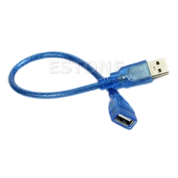 Mõõtmed on 23cm Lühike USB 2.0 Naine, Et Mees pikendusjuhe Juhe Sinine
