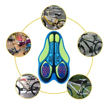 MTB Ratas 3D Geel-Padi Padi jalgrattapüksid Käsn vett hülgav Maanteel Jalgrattaga Sõitmine Aluspesu Padi Jalgrattasõit Accessorie