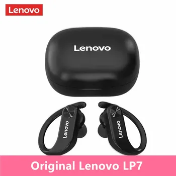 Lenovo LP7 TWS Bluetooth Kõrvaklapid, Bluetooth Kõrvaklapid Handfree Kõrvaklappide Dual Stereo, Bass IPX5 Veekindel Originaal