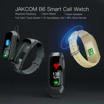 JAKCOM B6 Smart Kõne Watch Uus toode nagu smart käevõru m4 naiste käekellad kvartsist xaomi fitness tracker vaadata 4g gps, wifi, ranne
