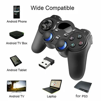 Hot Müük 2.4 G Wireless Controller Gamepad Telefoni Tahvelarvuti TV Gamepad Android Tundlik Juhtnuppu Mäng Töötleja mäng draiverid