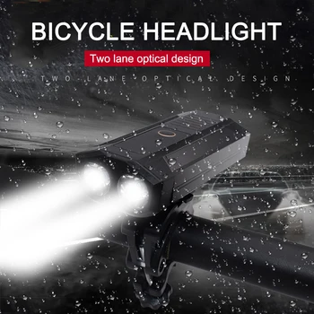 Bike Kerge 1200 mAh USB Laetav LED Jalgratta Lamp Jalgrattasõit Esitulede Veekindel MTB Road Bike Ees Taskulamp