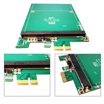 PCI-E MXM3.0 graafikakaart Tõstja PCIe Ärkaja Kaart PCI Express X1, Et MXM 3.0 Adapter Converter Juhatuse BTC Kaevandaja Kaevandamine