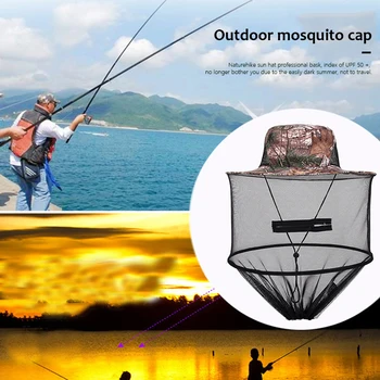 Väljas Kalapüük, Telkimine Mütsid UV Kaitse Mesindus Anti-mosquito Net Mütsid Aiandus Päevavarju, Putukad) Ennetamine Kaela Pea Co