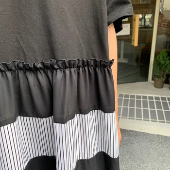 Oladivi Ülepaisutatud Naiste Riided Segast Pikk Kleit Suveks 2021 Uued Vabaaja Lahti Särk Kleidid Must Tuunika Vestidio Rüü Femme
