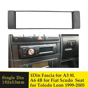 Sidekirmega 1 Din Raam - A3 8L A6 4B Seat Toledo Leon Fiat Scudo Stereo Facia Plate Kriips CD Sisekujundus 1 DIN Raadio Kate
