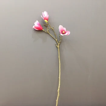 1tk Kunstlik Mangnolia Kodu Söögituba Pool Pulmad Tabel Töölaua Kaunistus Kunstlik Mangnolia Home Decor Silk Flower
