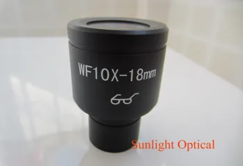WF10x 18mm Lai Nurk ja Kõrgus Eyepiont Optilise Okulaari Läätse Bioloogilise Mikroskoobi 23.2 mm Lugemise Mikromeeter Mahus