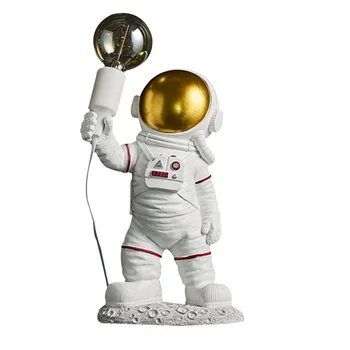 Astronaut Ruumi Kuu Vaik Teenetemärgi Figuriin Desktop Koju Decor Sünnipäeva elutuba, Magamistuba Ornament Hogard