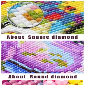 Täielik Square puurida 5D DIY Diamond Maal 