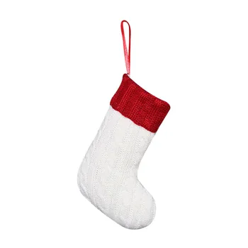 Jõulud asjade kingikoti Jõulupuu väike vill, koo sokke, ornament ripats dekoratsioon Jõulud tarvikute kott