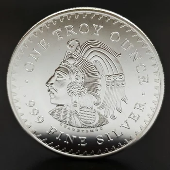 Mehhiko Mündi Üks Troiunts 999 Fine Silver Copy-Ameerika Tänutahvlid Medal Copy-Ameerika Medal Mälestus Märk Mitte-Valuuta