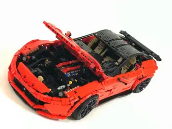 Tehnoloogia ehitusplokk, kes-41271 F12 puldiga super sport auto racing assamblee mänguasja auto mudel poisi sünnipäeva kingitus
