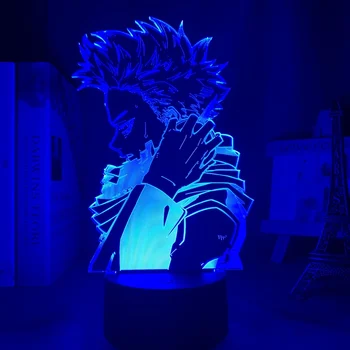 Minu Kangelane akadeemiliste Ringkondade LED Night Light Hitoshi Shinso Lapsed Magamistuba Teenetemärgi Sünnipäeva Kingitus Lamp Anime Valgustus
