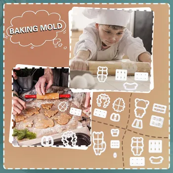 Köök Cookie Kutter Sugarcraft Kook, Küpsised, Pagaritoodete Küpsetamine Lõikur Hallituse Kook Dekoreerimiseks Vahendid