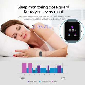 TWISTER.CK P8 Smart Watch Mehi Täis Touch Fitness Tracker vererõhk kõne Kell Naised GTS Smartwatch 170mAh aku