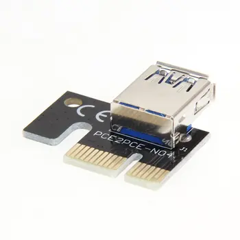 Mini USB3.0 graafikakaart Ärkaja Kaart PCI-E 1X Kuni 16X Kaevandamise Laiendamine Adapter Kaevandamine Extender Kaevandamine Tarvikud