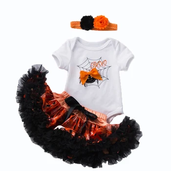 Baby Girl Dress Suit Väikelapse Tüdruk Langevad Riided 2020 Vastsündinud Halloween Kolmnurk Romper Polka Dot Tutu 0-2 Aastat Beebi Riiete Komplekt