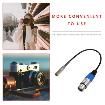 Mini XLR 3pin Meeste ja Naiste OFC Audio Kaabel, Kõrvaklapid USB Gold-plated Video Line Kaamera Adapter Kaabel Mikrofon Mikseriga Võimendi