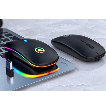 YINDIAO Wireless Gaming Mouse Ergonoomiline Hiir 4 Võtmed LED 1600 DPI Arvuti Eest Gamer Hiir, Hiired, Vaikne Hiir