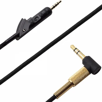 OFC Asendamine Stereo Audio Cable Extension Muusika Juhe Traat, Bose QC15 QC2 QuietComfort Vaikne Mugavuse QC 15 2 Kõrvaklapid