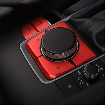 Auto Käsipidur Seisupidur AUTO HOLD & Multimeedia Nuppu katteraam Sisekujundus Kleebise jaoks Mazda 3 Axela CX-30 2020