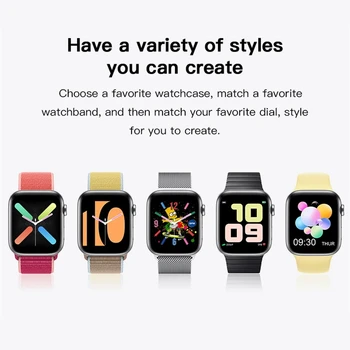IWO X7 Smart Watch Seeria 6 Bluetooth-Helista smartwatches Fitness Heart Rate Tracker Smartwatch Android ja IOS Pk Apple iWatch