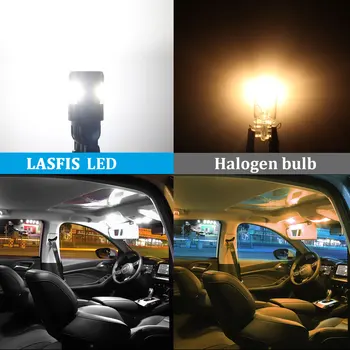 LASFIS Canbus 2x T10 LED vigadeta W5W 194 168 Auto Parkimine Kerge Kliirens Dome Lugemise Interjöör Auto Pagasiruumi Lamp