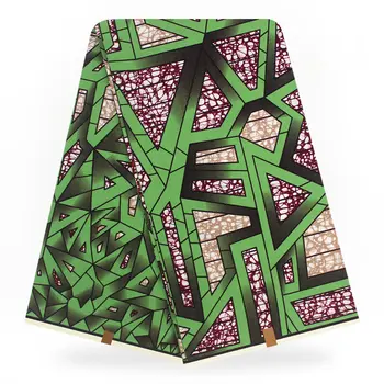 Aafrika Vaha Prindi Kangast Õue Batik Puuvillane Riie Nigeeria Kleidid Naistele H181128