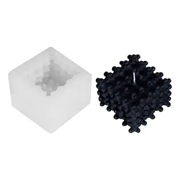 Silikoon Küünal Hallituse 3D Kuubik Square Mull DIY Non-stick Köök Magustoit Kook Sahtel Ahju Ohutu Kook Hallitusseened Dropshipping