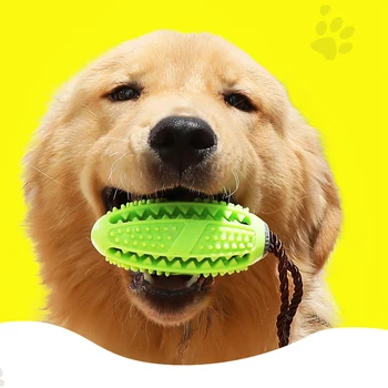 Lemmiklooma koera mänguasjade lekke hambahari dekompressiooni elastne kummist pall tpr molaarne vastupidav pet hammustada mänguasi