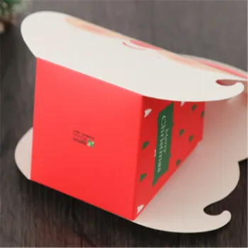 Jõuluvana Põdrad Muster Jõulukinke Kasti Retro Paber Candy Kastid Kott Xmas Party Dekoratsioon Tarvikud