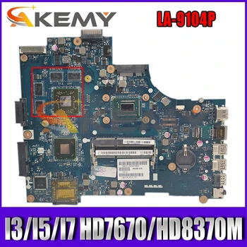 LA-9101P LA-9104P Peamine juhatuse DELL 15R 2521 3521 5521 Sülearvuti Emaplaadi Koos (Pentium I3/I5/I7 CPU) HD7670/HD8370M Test